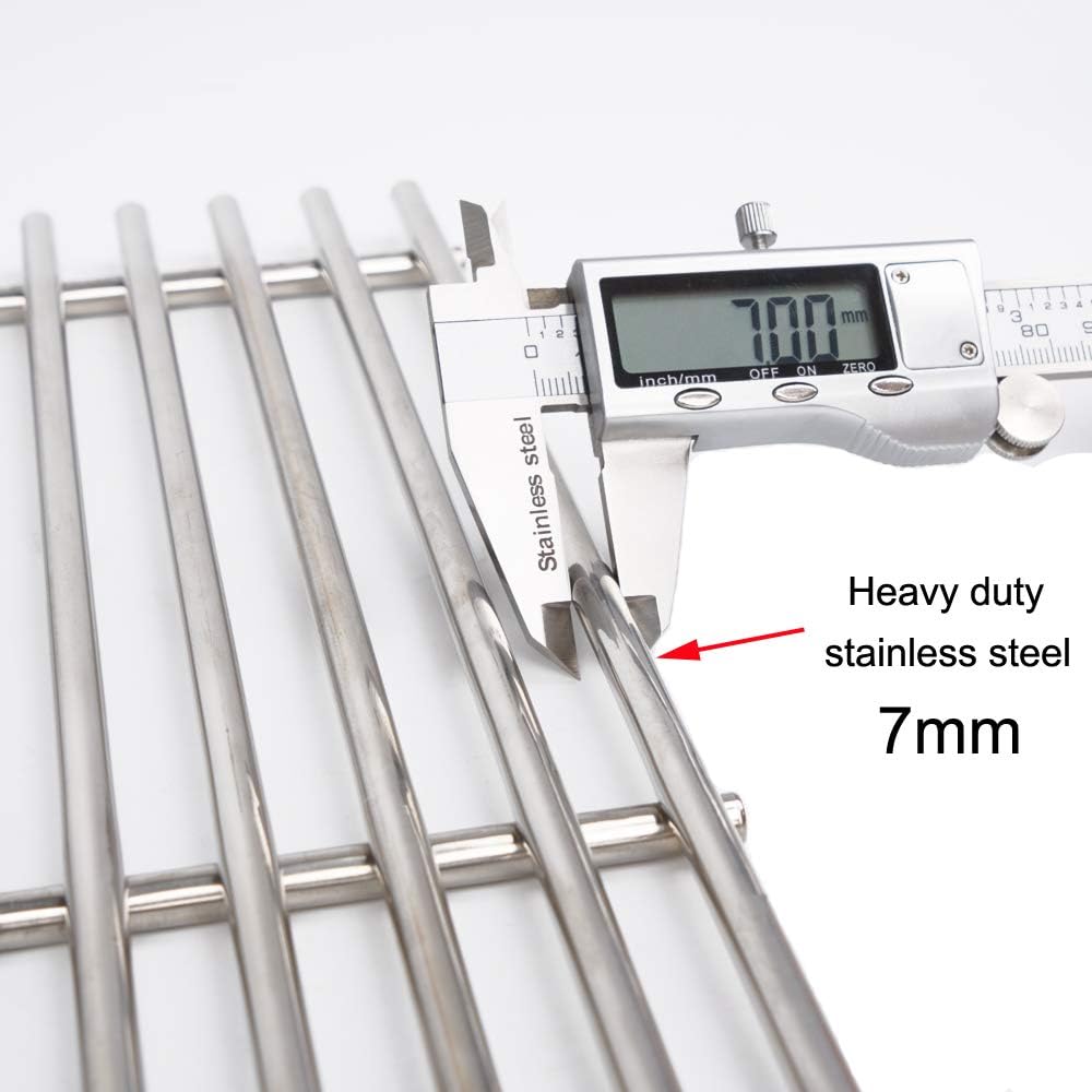 2‑Pack 15" Stainless Steel Grill Grates