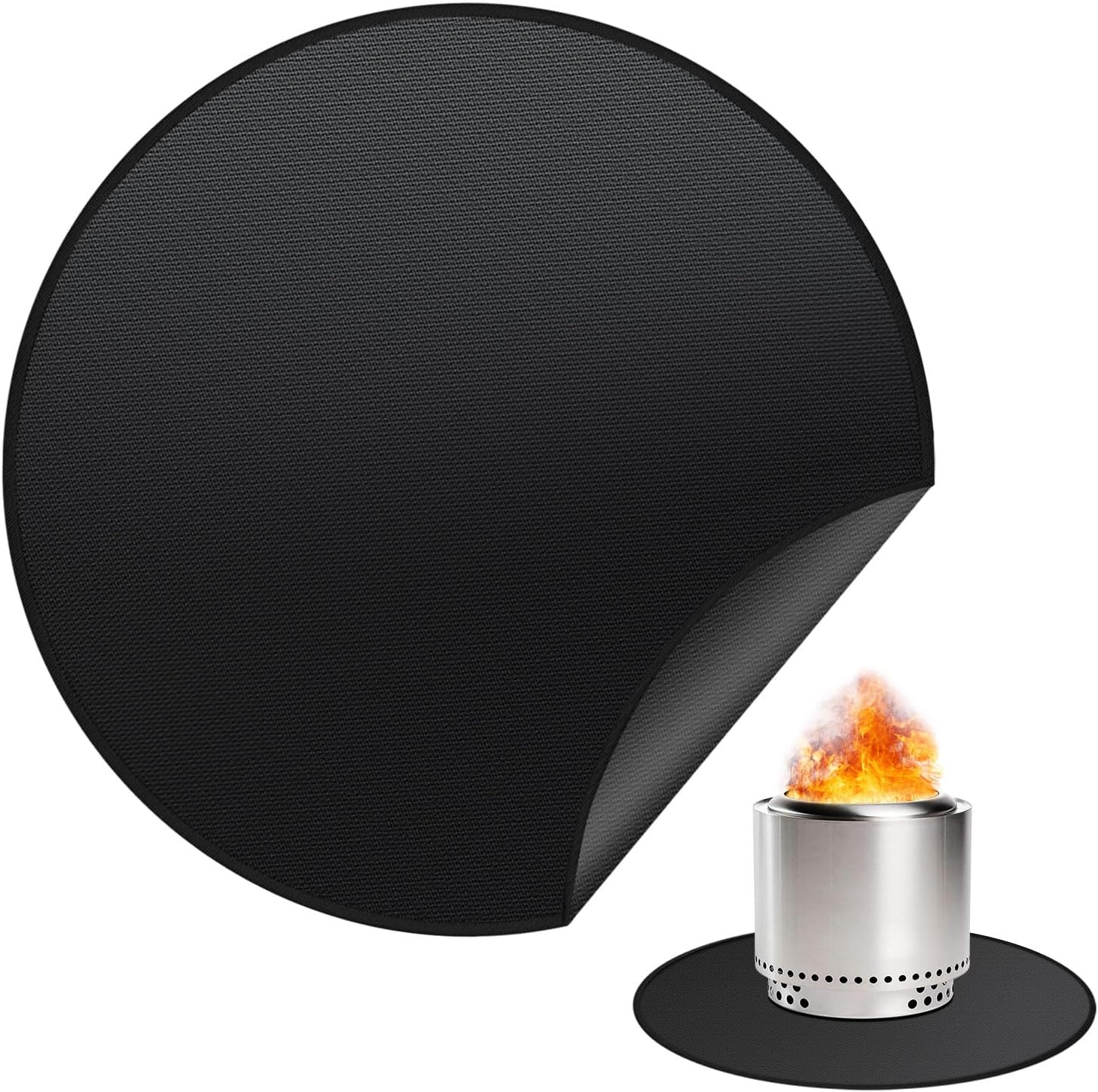 36" Round Fire Pit Mat For Solo Stove