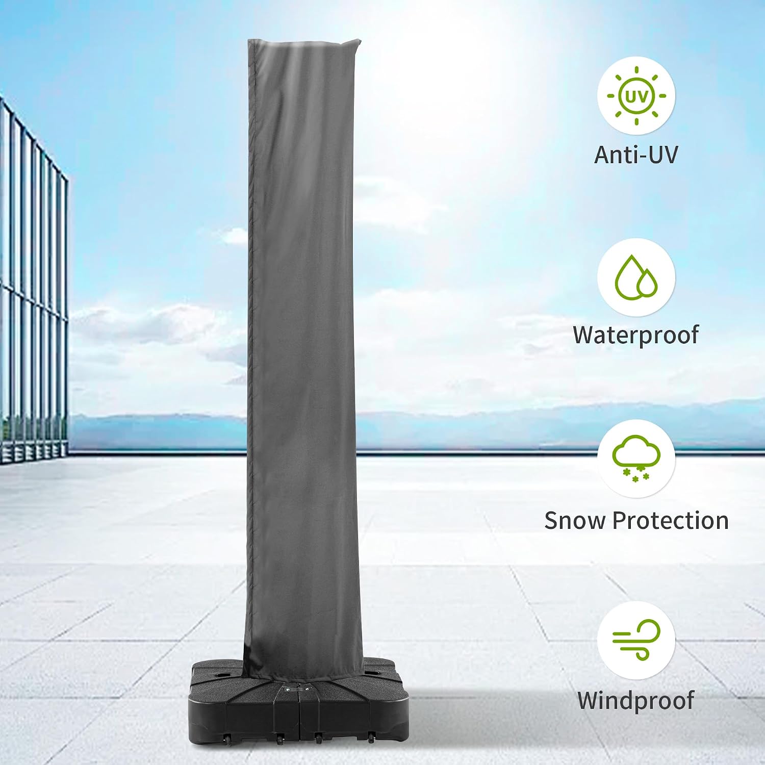Patio Umbrella Cover Grey
