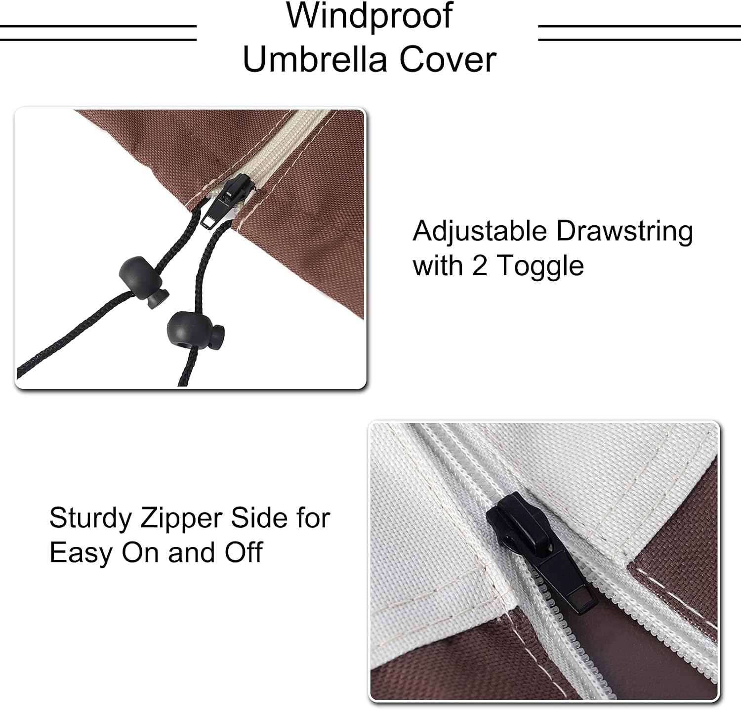 Patio Umbrella Cover Heavy Duty 600D Oxford
