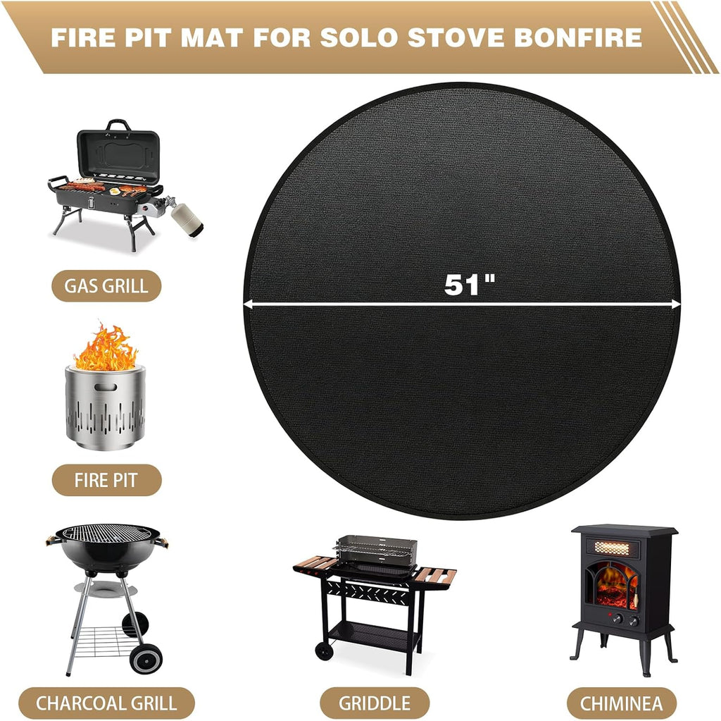 51" Fire Pit Mat Solo Stove Accessories