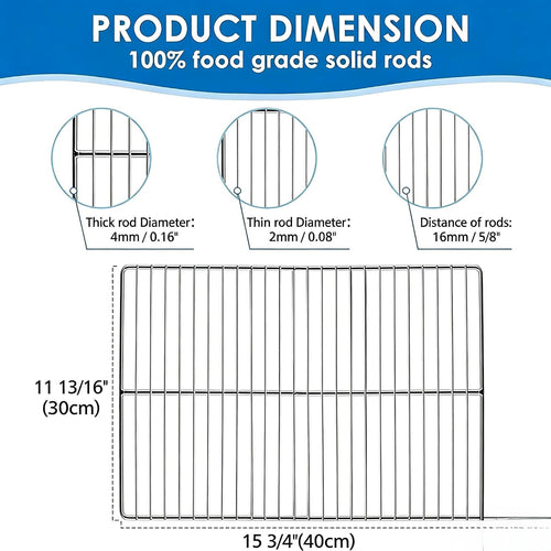 15 3/4'' Stainless Steel Grill Grates