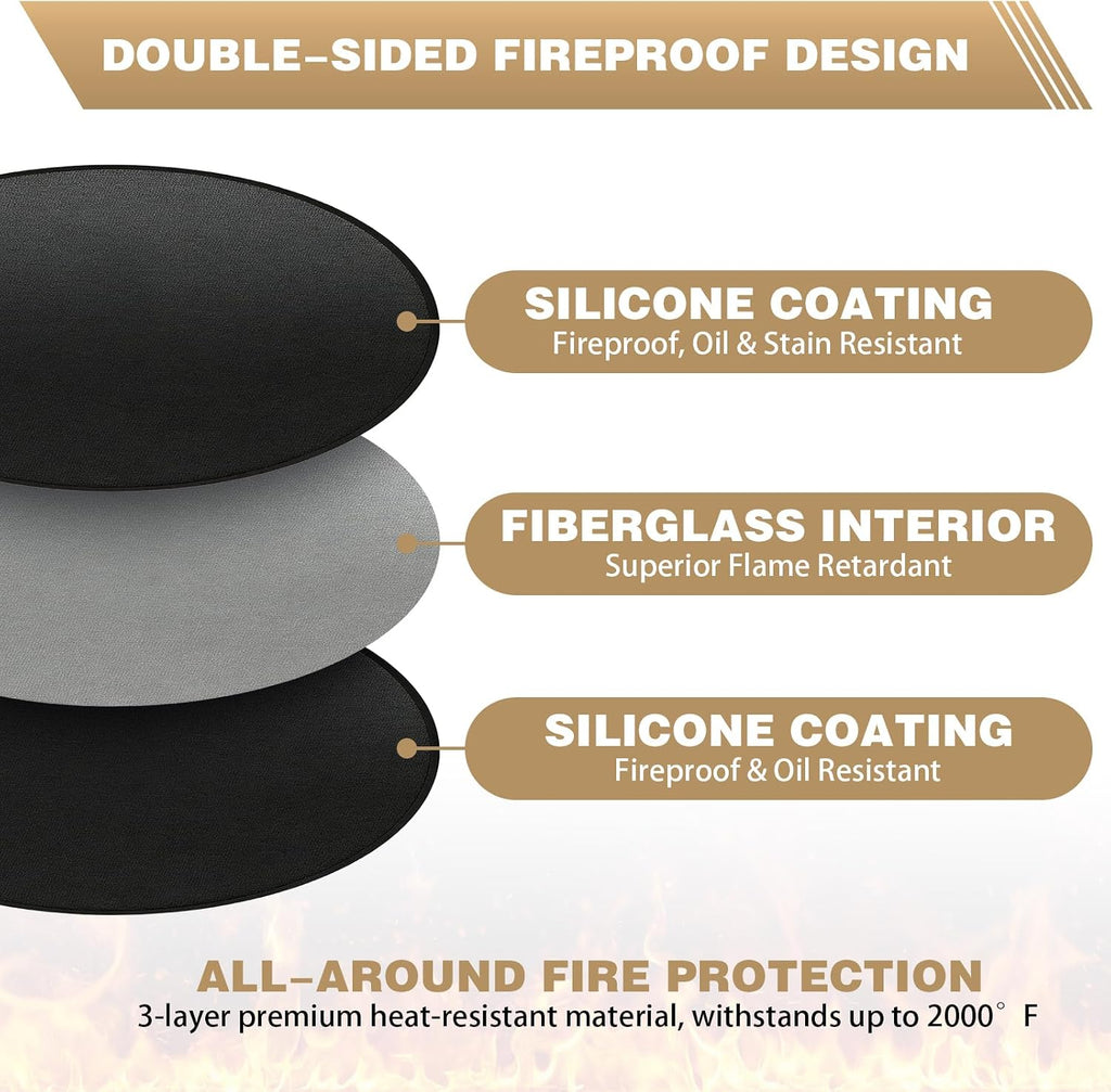 51" Fire Pit Mat Solo Stove Accessories