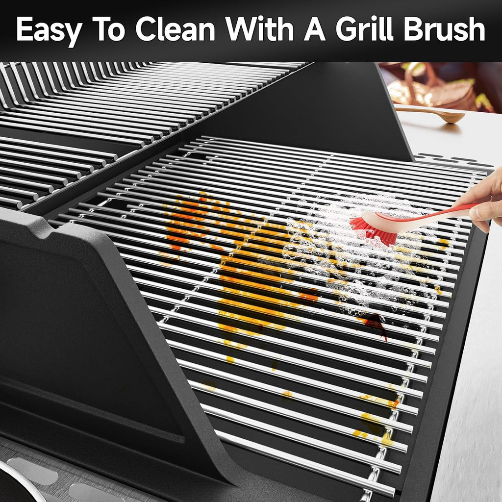 3Pcs 17''x23.1'' Stainless Steel Grill Grates