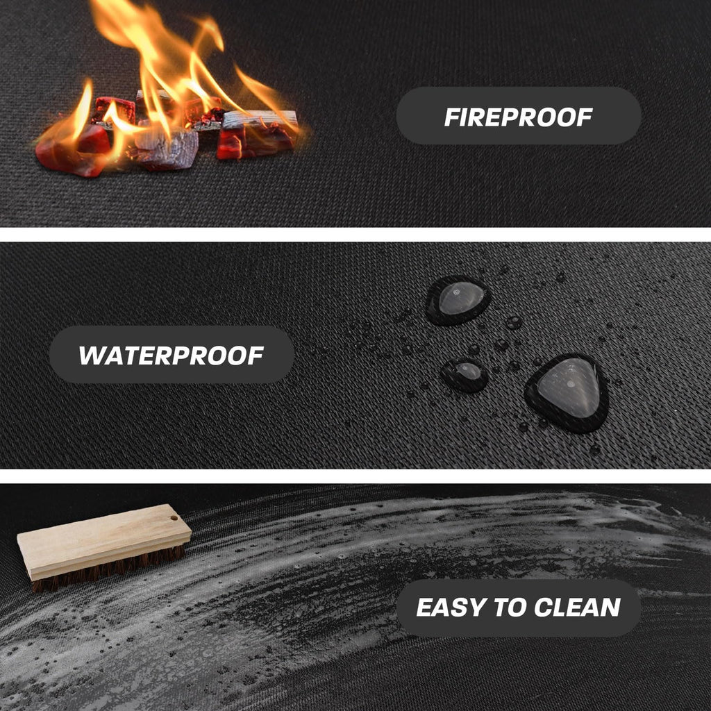 36" Round Fire Pit Mat For Solo Stove