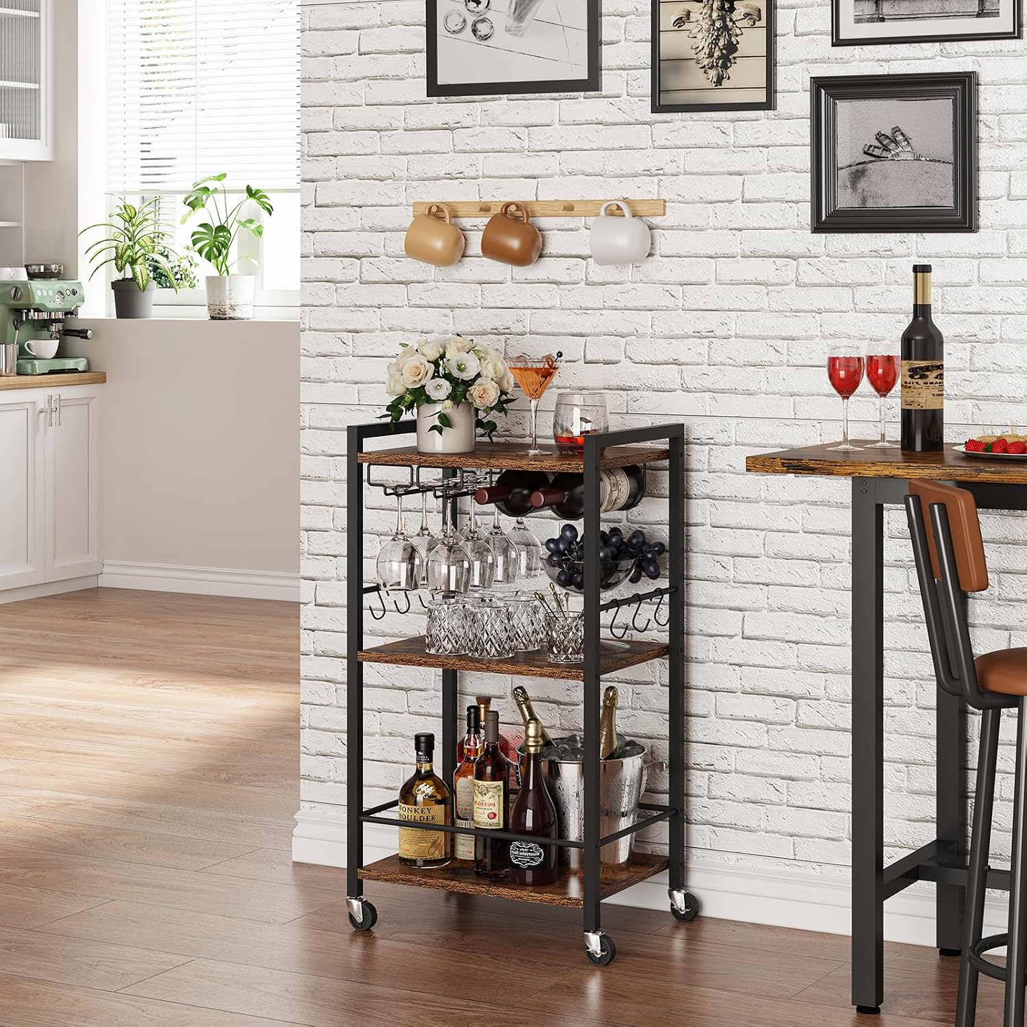 Bar Cart Mini Drink Cart