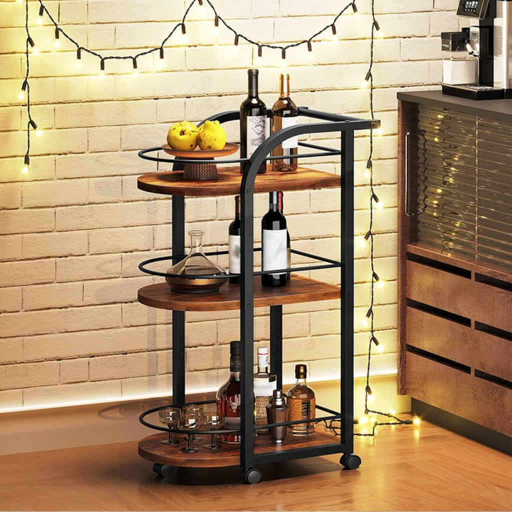 3‑Tier Bar Cart BC06BR