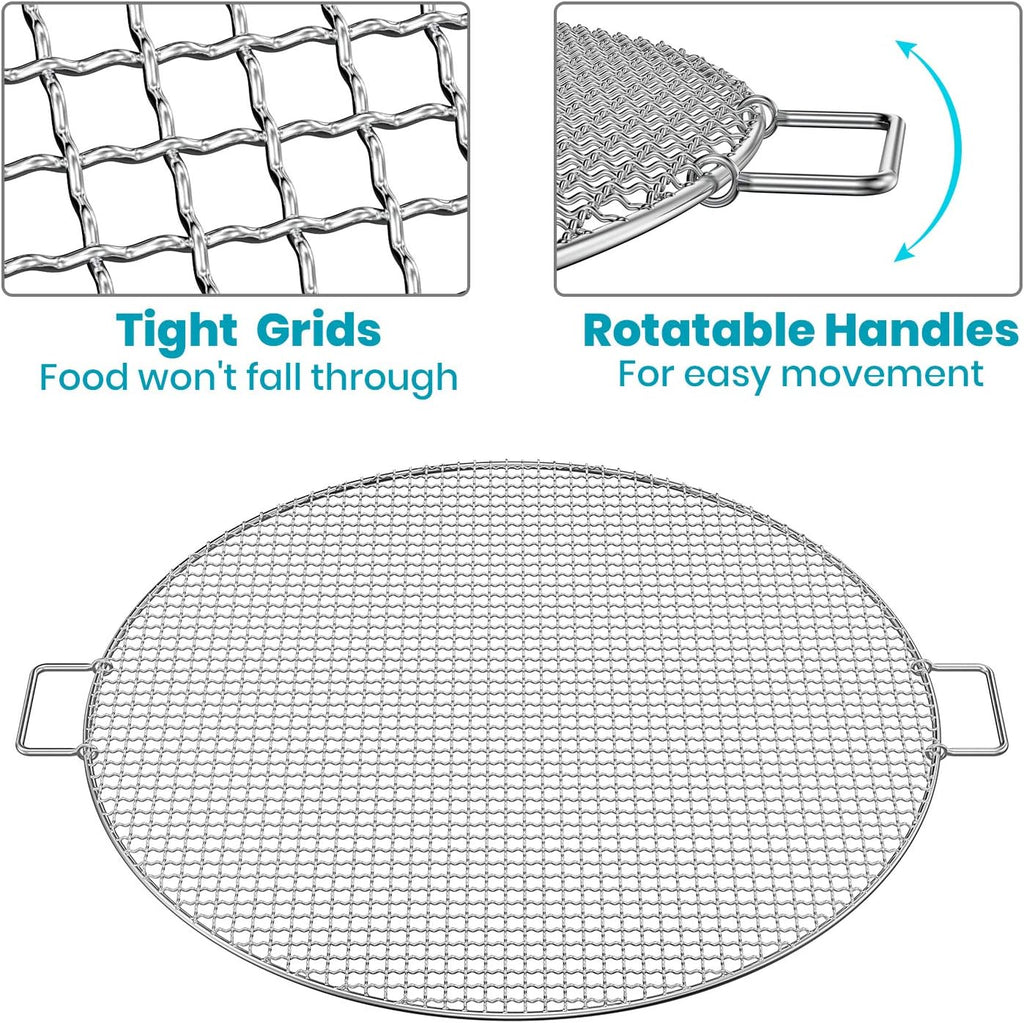 24" Round Stainless Steel Grill Grate