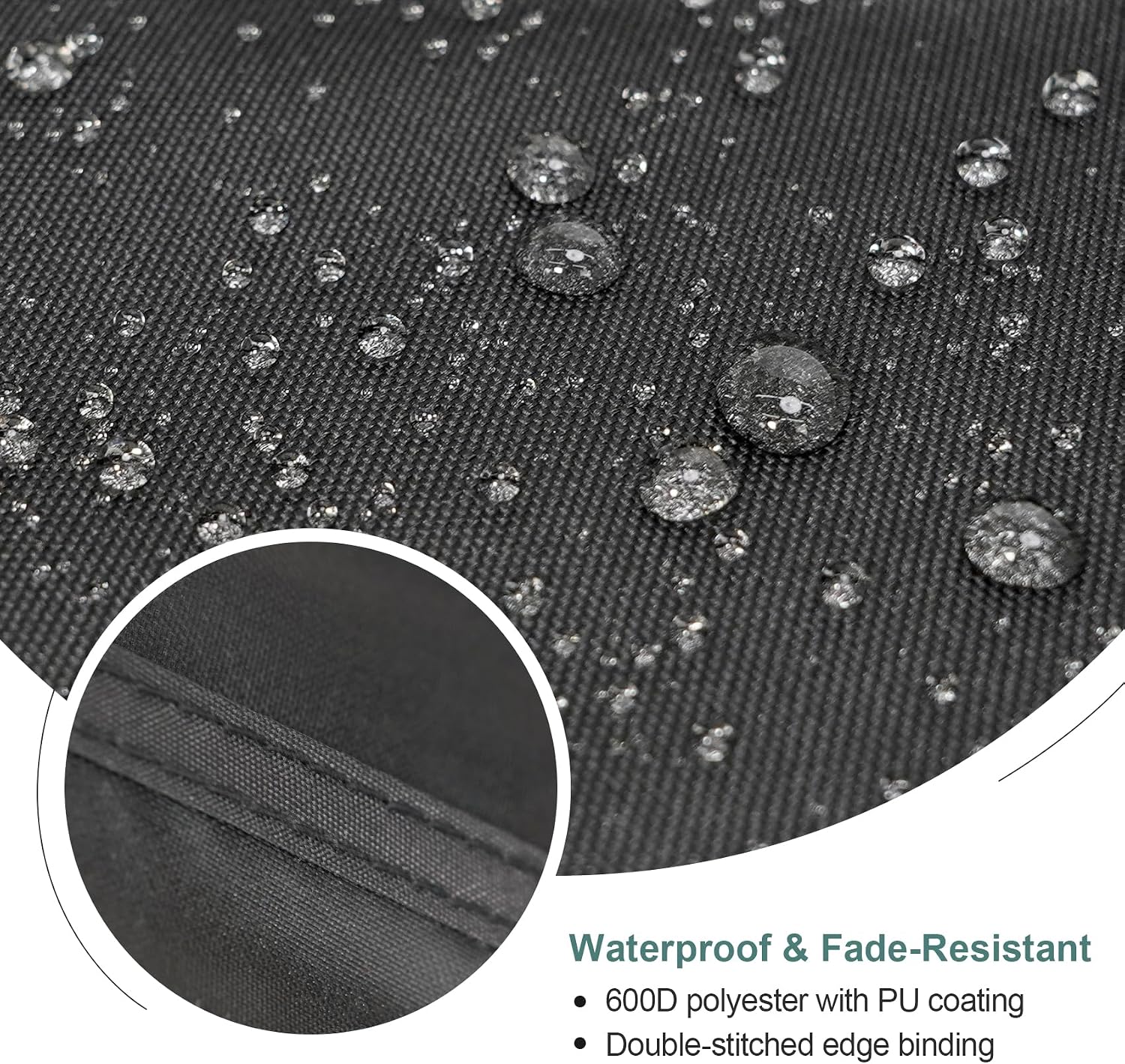 Patio Waterproof Umbrella Cover Black