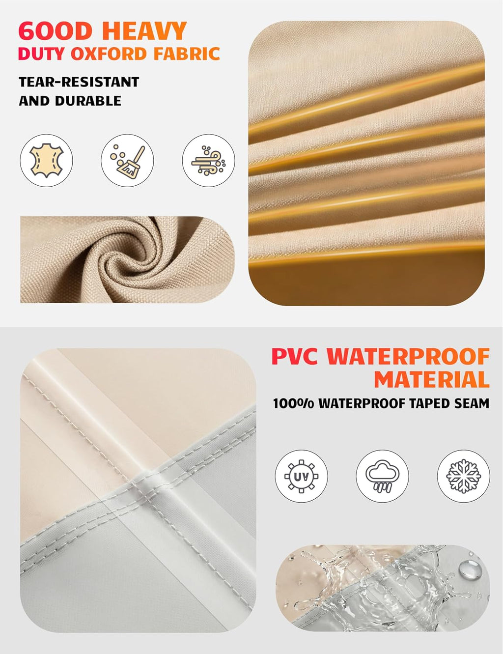 Patio Umbrella Cover 600D Oxford