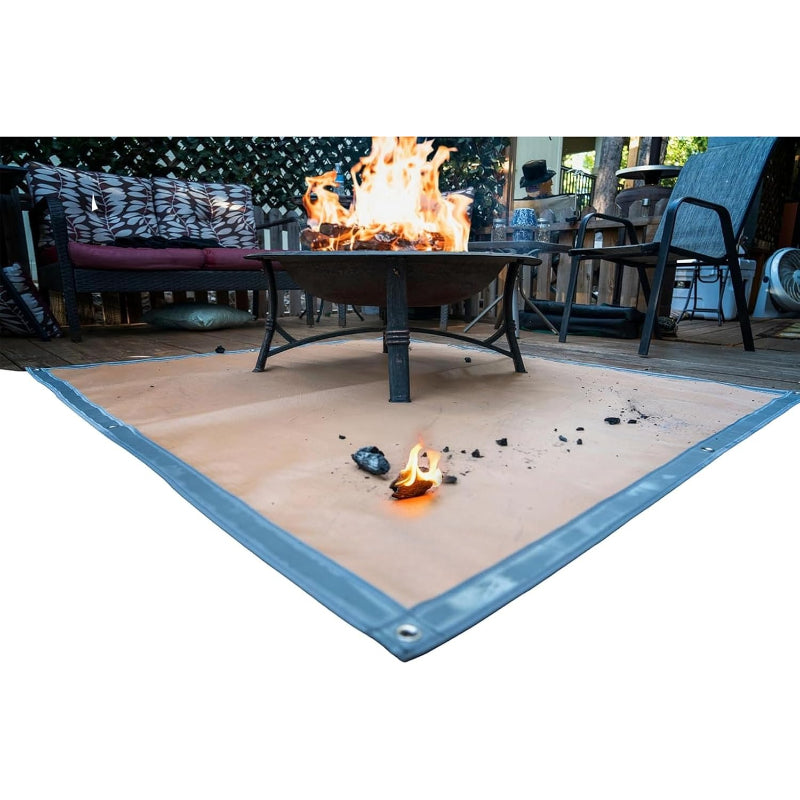 Outdoor 67"x60" Fire Pit Mat
