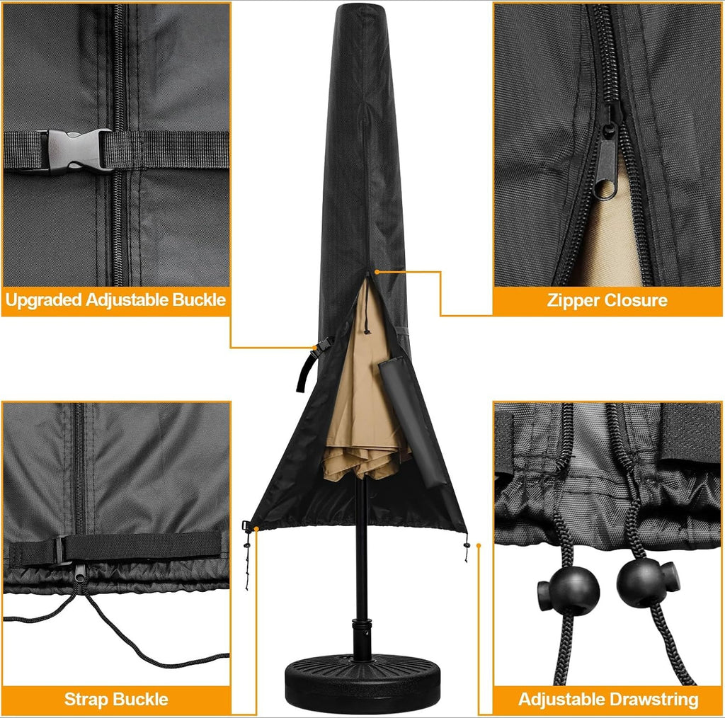 Patio Umbrella Cover 600D Heavy Duty