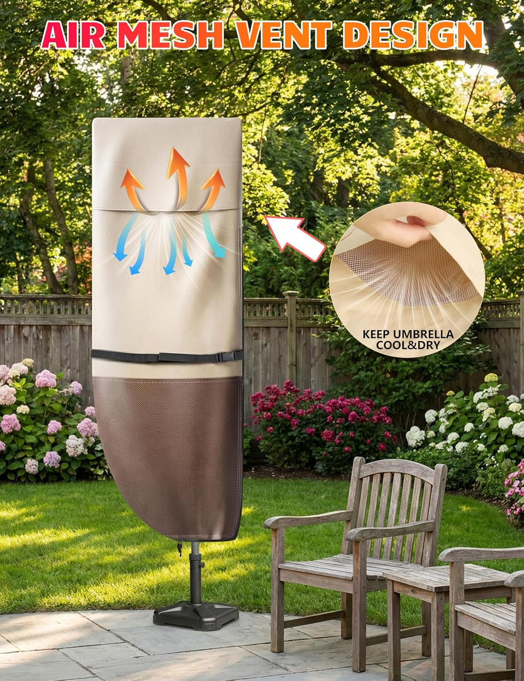 Patio Umbrella Cover 600D Oxford