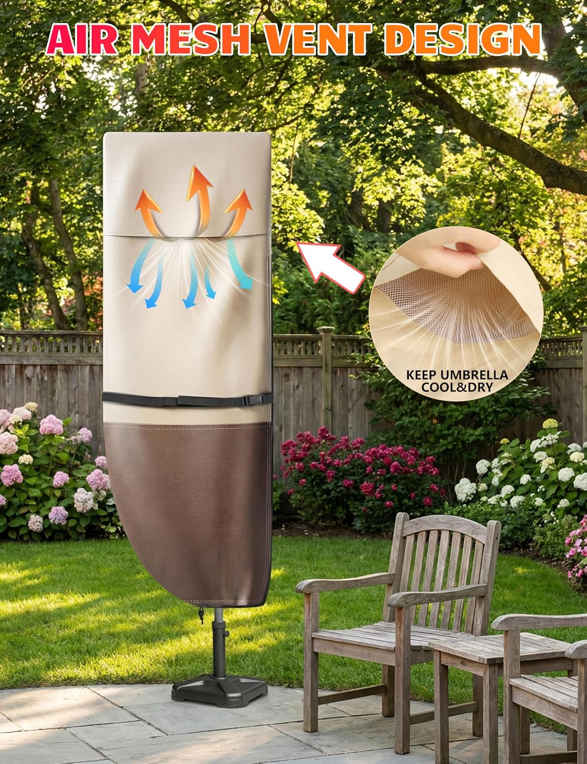 Patio Umbrella Cover 600D Oxford