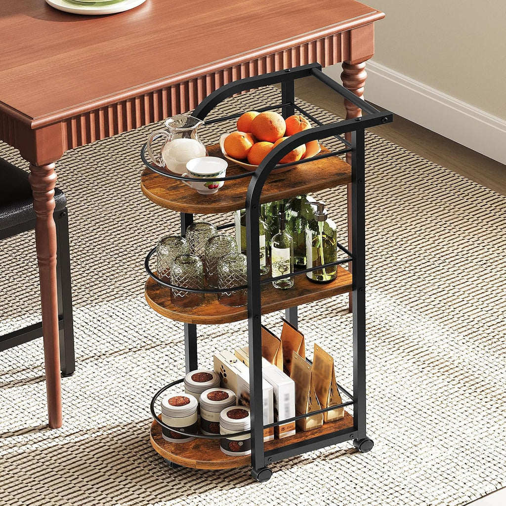 3‑Tier Bar Cart BC06BR