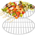 2Pcs 15.7" Stainless Steel Round Grill Grate