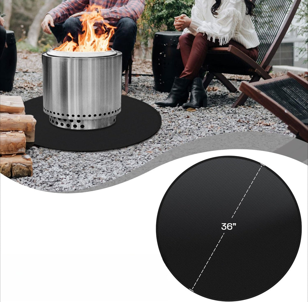 36" Round Fire Pit Mat For Solo Stove