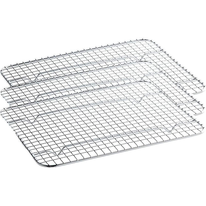 Parts 3‑Pack 8"x10" Stainless Steel Pan Grates